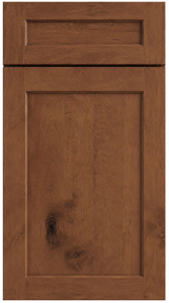 upton brown recessed door