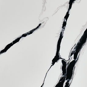 Prefabricated calacatta lumanyx quartz